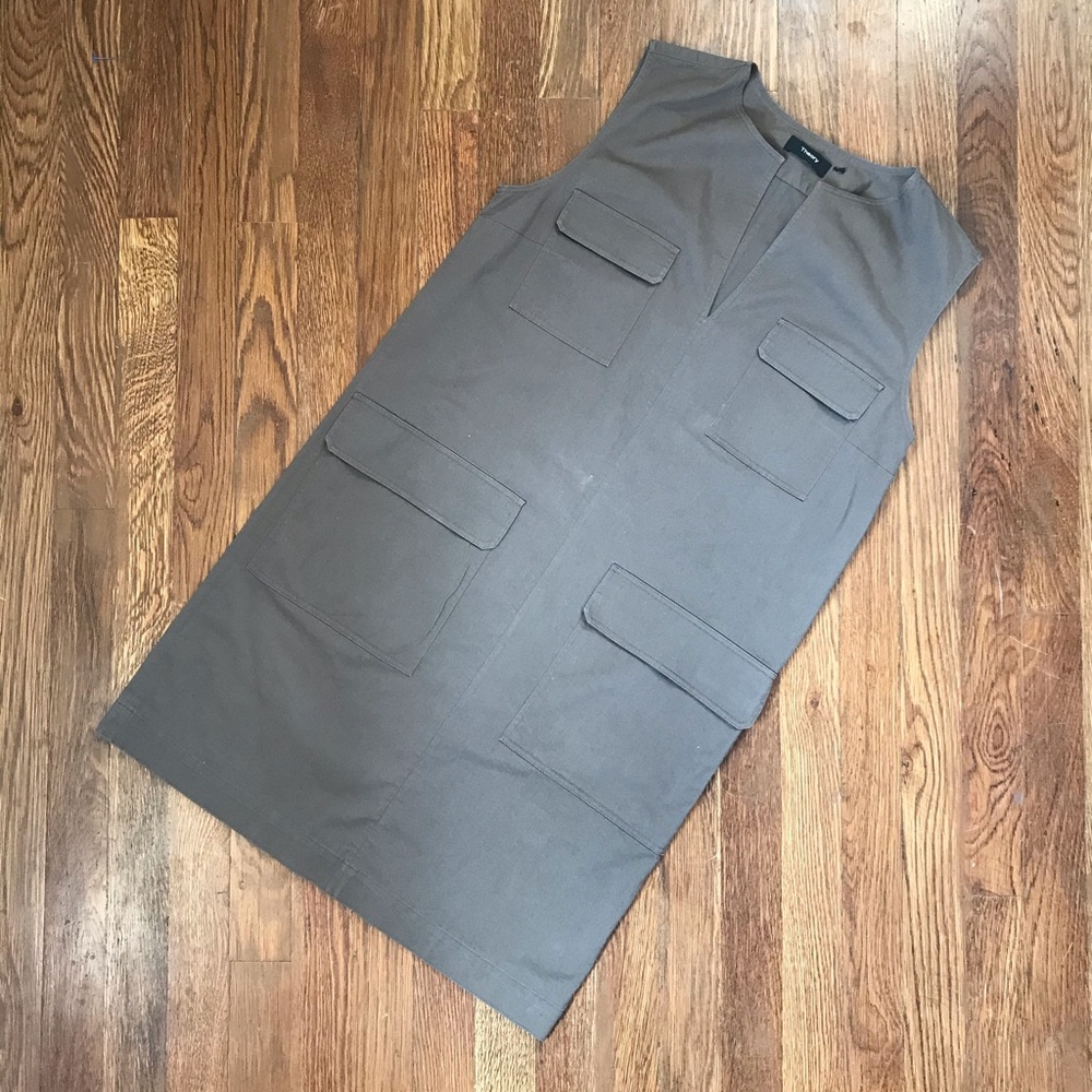 Theory Utilitarian Chino Dress - Picture 1 of 4